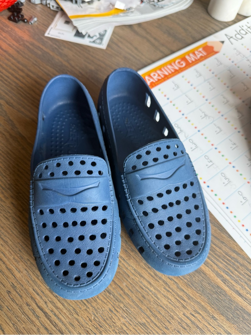 Kids blue Floafers size 12K- Blue Casual Slip-On Loafers
